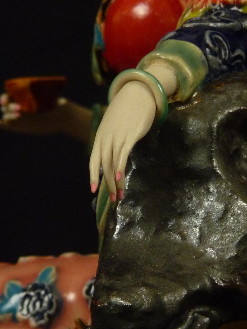 Chinese porcelaine. After treatment.